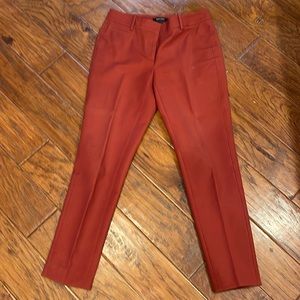 Cleaning out my closet!!!  WHBM rust pant, 2.  Worn only a few times.